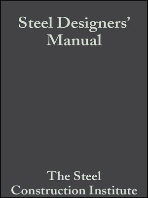 cover image of Steel Designers' Manual